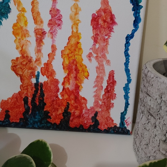 Fire and Water original abstract - Picture 4 of 6